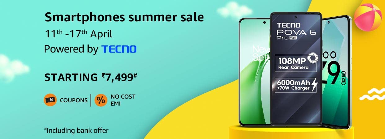 Amazon Smartphone Summer Sale is Live till 17th April, 2024