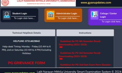 LNMU ADMIT CARD