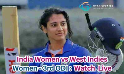 India Women vs West Indies Women - 3rd ODI : Watch Now Live