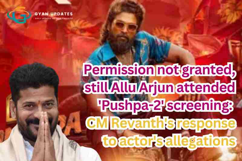 Permission not granted, still Allu Arjun attended 'Pushpa-2' screening