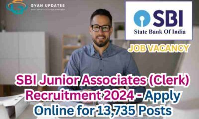 SBI Junior Associates (Clerk) Recruitment 2024 - Apply Online for 13,735 Posts