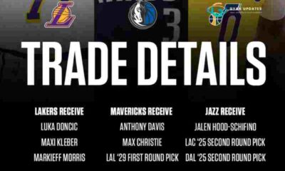 Luka Doncic traded to Lakers: Anthony Davis joins Mavericks | NBA Trade News 2025